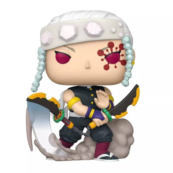 NEW 2025 TargetCon Demon Slayer Tengen Uzui 10'' Jumbo Funko Pop Figure #1801 - Picture 1 of 10